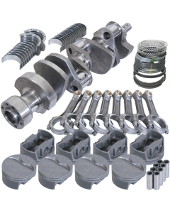 Eagle Chevy LT1350 1Pc 3.750in Crank 6.000in I-Beam Rods -5cc 4.030in Pistons Rotating Assembly - 13557L030
