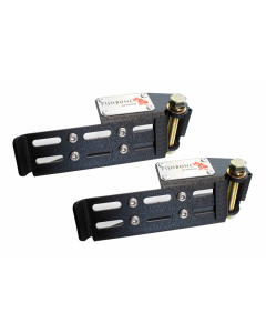 Fishbone Offroad 2007+ Jeep Wrangler/Gladiator Steel - Black Foot Peg Set - FB21268
