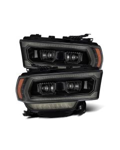 AlphaRex 19-21 Ram 2500 PRO-Series Projector Headlights Plank Style Alpha Black w/Activation Light - 880546