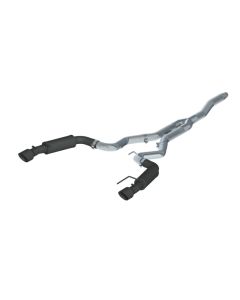 MBRP Black Coated 3" Catback Dual Split Rear Race Version w/ 4.5" Tips Ford Mustang 2.3 EcoBoost No - S7275BLK