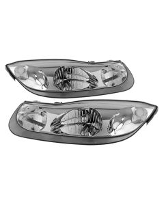 xTune Saturn Sc Series Coupe 2001-2002 OEM Style Headlights Chrome HD-JH-SASC-01-C - 9029721