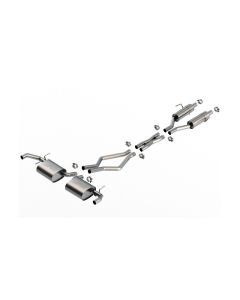 Borla 22-24 Jeep Grand Cherokee Overland Summit V6 2WD & 4WD S-TYPE Cat-Back Exhaust - 140955