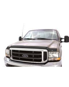 AVS 99-07 Ford F-250 Aeroskin Low Profile Acrylic Hood Shield - Smoke - 322067