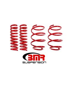 BMR 16-17 6th Gen Camaro V8 Performance Version Lowering Springs (Set Of 4) - Red - SP041R