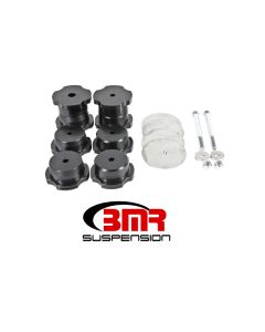 BMR 16-17 6th Gen Camaro Rear Cradle Bushing Kit (Delrin) - Black - BK062