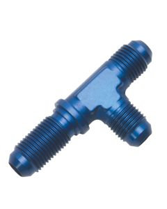 Russell Performance -4 AN Flare Bulkhead Tee On Run Fitting - 662440