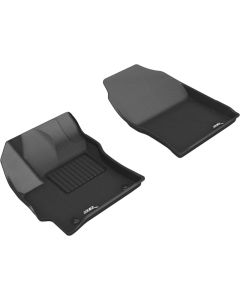 3D MAXpider 2019-2020 Toyota Corolla Hatchback Kagu 1st Row Floormats - Black - L1TY24611509