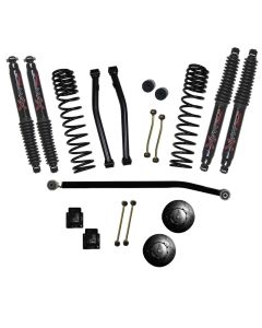 Skyjacker 2020 Jeep Gladiator JT - Rubicon Suspension Lift Kit 3.5in Fr 2in Rr w/ Black Max Shocks - G350RPBLT