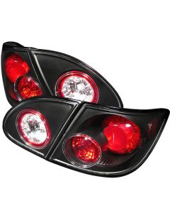 Spyder Toyota Corolla 03-08 Euro Style Tail Lights Black ALT-YD-TC03-BK - 5007339