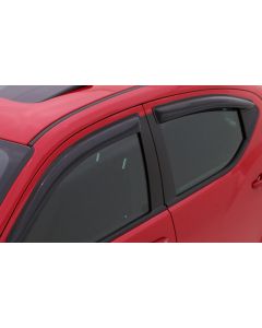 AVS 16-18 Honda Civic Ventvisor Outside Mount Window Deflectors 4pc - Smoke - 94682
