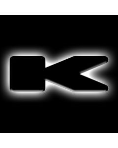 ORACLE Lighting Universal Illuminated LED Letter Badges - Matte Blk Surface Finish - K - 3141-K-001