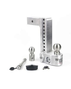 Weigh Safe 10in Drop Hitch w/Built-in Scale & 2.5in Shank (10K/18.5K GTWR) w/WS05 - Aluminum - WS10-2.5-KA