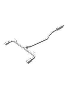 aFe Takeda 2-1/2in 304 SS Cat-Back Exhaust w/ Polished Tips 14-18 Mazda 3 L4 2.0L/2.5L - 49-37015-P