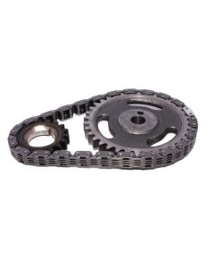 COMP Cams High Energy Timing Chain Set for Chevrolet Small Block V8 1957-1986, Single Roller Chain, Steel Construction, Black Finish - 3208