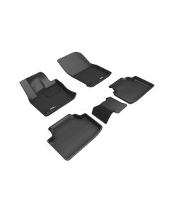 3D Maxpider 19-23 Volkswagen Taos Kagu Floor Mat- Black R1 R2 - L1VW09701509