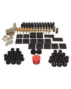 Energy Suspension 64-78 Toyota FJ40 Land Cruiser Black Hyper-Flex Master Bushing Set - 8.18105G
