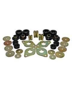 Energy Suspension 01-04 Toyota Pickup 2WD/4WD (Exc T-100/Tundra) Black Body Cab Mount Set - 8.4107G
