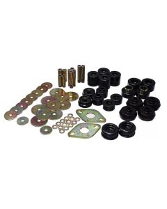 Energy Suspension 96-99 Toyota 4Runner 2WD/4WD Black Body Mount Bushing Set - 8.4111G