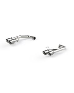 MBRP 2.5" T304 Stainless Axleback Exhaust w/ Quad 4" Dual Wall Tips Ford Mustang GT 5.0L 2018-2022- - S7211304