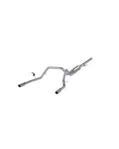 MBRP Aluminized Steel 3" Catback Dual Split Rear Chevrolet Silverado | GMC Sierra 1500 2014-2019- MB - S5084AL