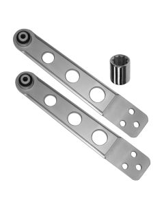 SPC Performance 02-06 Honda CR-V/Acura RSX/03-10 Element Silver Anodized Rear Lower Control Arms - 69400