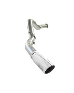 aFe MACHForce XP Exhaust 5in DPF-Polished, GM Diesel Trucks 07.5-10 V8-6.6L 9(td) LMM - 49-44040-P