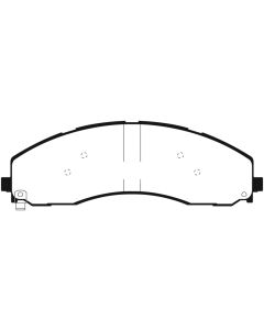 EBC 2017+ Ford F-450 Greenstuff Front Brake Pads - DP63078