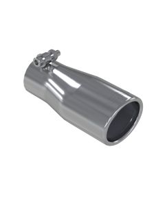 MBRP T304 Stainless Steel 3 3/4" O.D. Oval 2.5" Inlet 7 1/16" Length Exhaust Tip - T5116