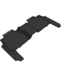 3D MAXpider 20-21 Mercedes GLS-Class (No Executive Rear Seat Package) Kagu 2nd Row Floormats - Black - L1MB13021509