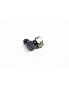Radium Engineering 3/8in SAE Female to 6AN Male Low Profile Elbow - 20-0601