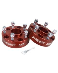 Synergy Jeep Hub Centric Wheel Spacers 5x5-1.75in Width 1/2-20 UNF Stud Size - 4113-5-50-H