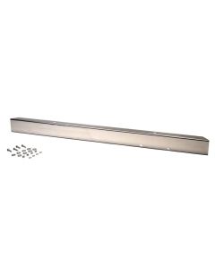 Kentrol 45-86 Jeep CJ 54 Inch Front Bumper Without holes - Polished Silver - 30430