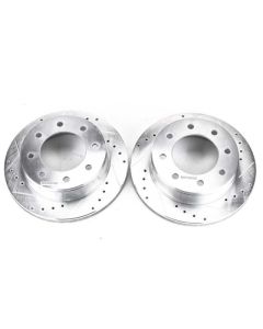 Power Stop 03-19 Chevrolet Express 2500 Rear Evolution Drilled & Slotted Rotors - Pair - AR8643XPR