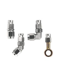 Fragola -6AN Race-Rite Crimp-On Hose End Straight - 2600106
