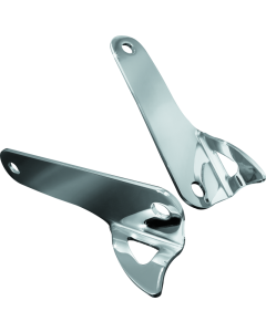 Kuryakyn Teardrop Tie Down Brackets 00-13 Touring Models Chrome - 924