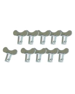 Moroso Quick Fastener - Butterfly Head - 5/16in x .400in - Steel - 10 Pack - 71276