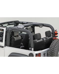 Rugged Ridge Roll Bar Cover Black Vinyl 07-18 Jeep Wrangler JK - 13613.06