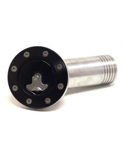 Ridetech 67-68 Camaro Locking Gas Cap (Black Anodized) - 81000033