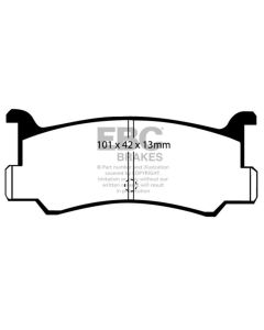 EBC 92-95 Mazda MX3 1.6 Yellowstuff Rear Brake Pads - DP4673R