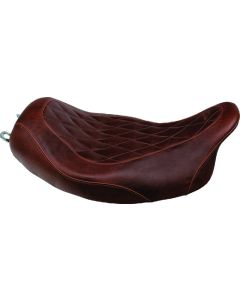 Mustang 97-07 Harley Rd King,06-07 Str Glide,00-05 Eagle Tripper Solo Seat - Brown - 76722
