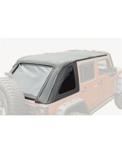 Rugged Ridge Bowless Soft Top Black Diamond 4-Door 07-18 Jeep Wrangler JK - 13750.38