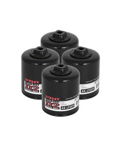 aFe Pro GUARD D2 Oil Filter 03-06 GM Trucks V8 4.8L/5.3L/6.0L (4 Pack) - 44-LF009-MB