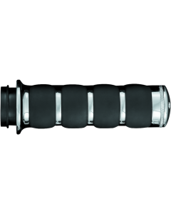 Kuryakyn Premium ISO Grips Without Throttle Boss Throttle-By-Wire Chrome - 6227