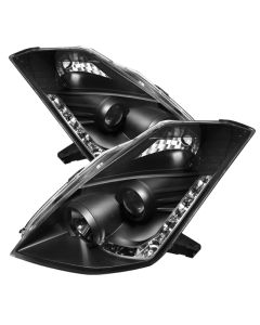 Spyder Nissan 350Z 06-08 Projector Headlights Xenon/HID Model- DRL Blk PRO-YD-N350Z06-HID-DRL-BK - 5042316