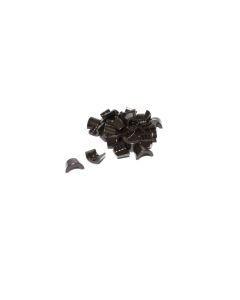 COMP Cams Super Locks Valve Spring Retainer Locks for Chrysler 2 & 4 Groove Valve Springs, Steel, Black Finish, Set of 16 - 627-16
