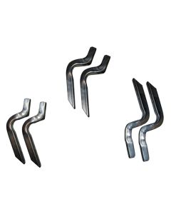 Lund 05-17 Toyota Tacoma Double Cab EZ Running Board Mounting Bracket Kit - Brite - 300054