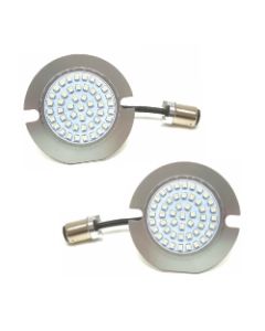 Letric Lighting Flat Swtchbk Frnt 1157 Wt/Ab - LLC-FLI-7WAS