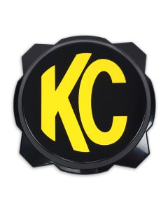 KC HiLiTES 6in. Hard Cover for Gravity Pro6 LED Lights (Single) - Black w/Yellow KC Logo - 5111