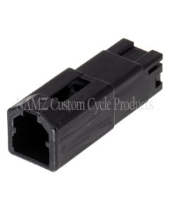 NAMZ AMP 040 Series 2-Position Male Wire Cap Housing Connector (HD 72902-01BK) - NA-174057-2