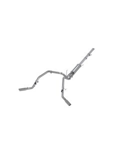 MBRP Aluminized Steel 3" Catback Dual Split Side Dodge Ram 1500 5.7 2006-2008- MBRP-S5128AL